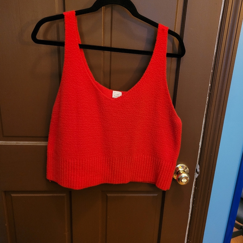 Women's Red A New Day Tank Top Size XL